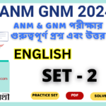 ANM GNM English Practice Set 2