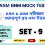 ANM GNM Mock Test 9